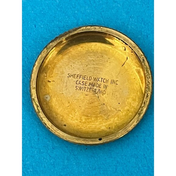 Vintage Womens Sheffield Swiss Made Gold Tone Pocket Watch - Manual Wind 4 repai main image 7
